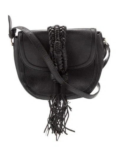 Pre-owned Altuzarra Leather Crossbody Bag In Black