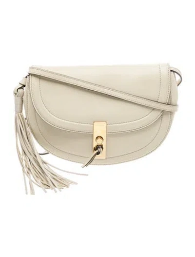 Pre-owned Altuzarra Leather Crossbody Bag In Neutral