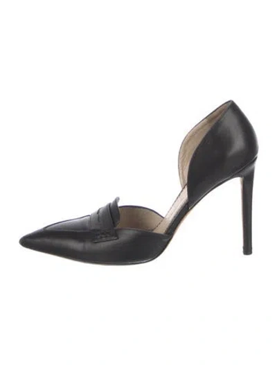 Pre-owned Altuzarra Leather D'orsay Pumps In Black