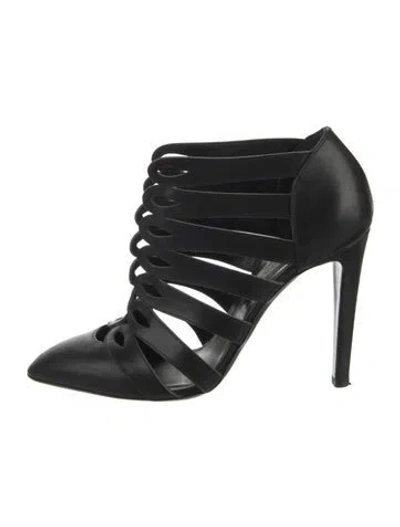 Pre-owned Altuzarra Leather D'orsay Pumps In Black