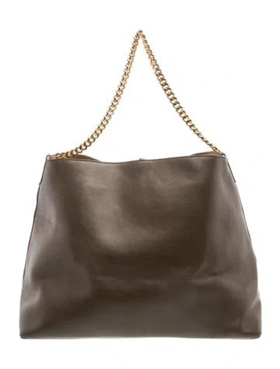 Pre-owned Altuzarra Leather Evening Bag In Green