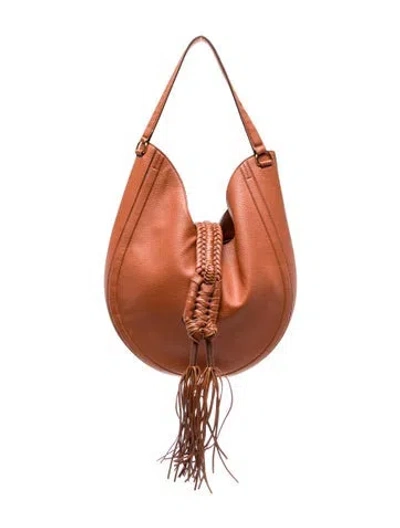 Pre-owned Altuzarra Leather Hobo In Brown