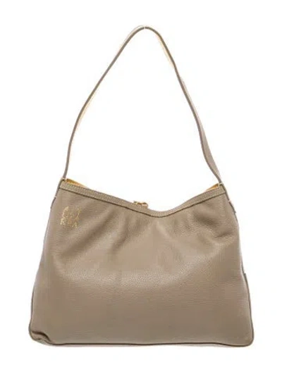 Pre-owned Altuzarra Leather Hobo In Neutral