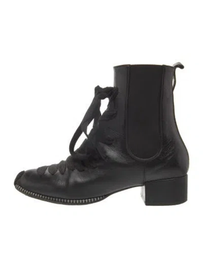 Pre-owned Altuzarra Leather Lace-up Boots In Black