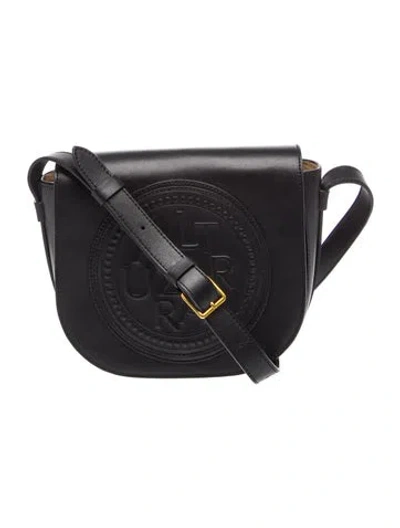 Pre-owned Altuzarra Leather Messenger Bag In Black