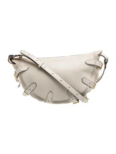Pre-owned Altuzarra Leather Messenger Bag In White