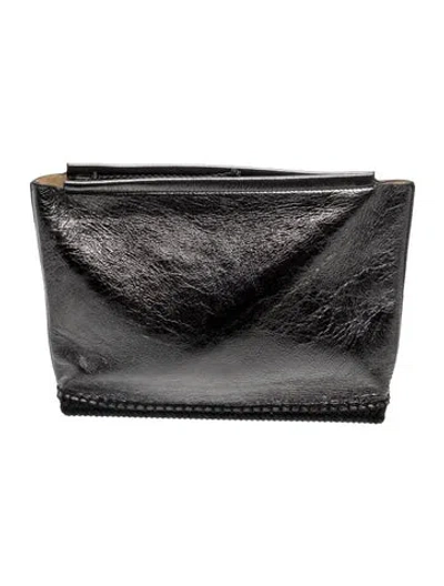 Pre-owned Altuzarra Leather Minaudière In Gray