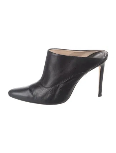 Pre-owned Altuzarra Leather Mules In Black