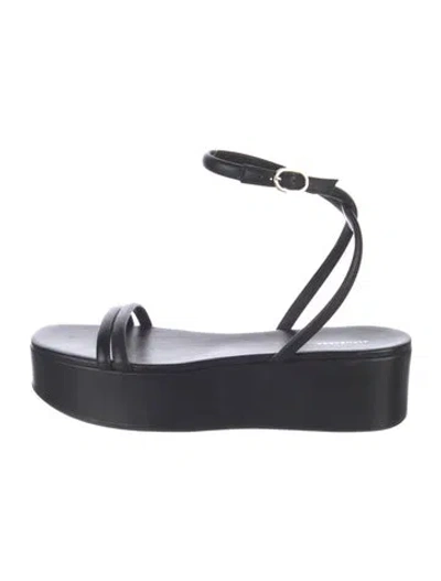 Pre-owned Altuzarra Leather Sandals In Black