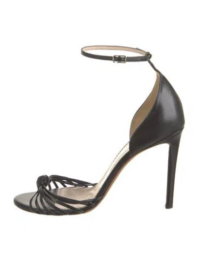 Pre-owned Altuzarra Leather Sandals In Black