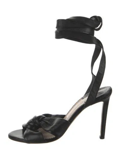 Pre-owned Altuzarra Leather Sandals In Black