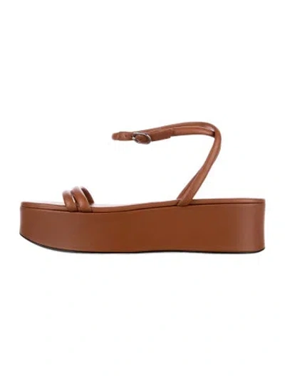Pre-owned Altuzarra Leather Sandals In Brown