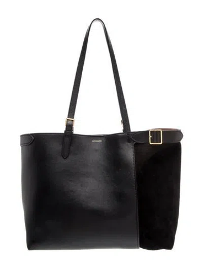 Pre-owned Altuzarra Leather Shoulder Bag In Black