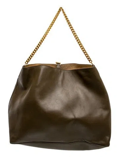 Pre-owned Altuzarra Leather Shoulder Bag In Brown