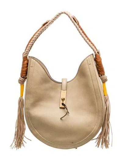 Pre-owned Altuzarra Leather Shoulder Bag In Neutral