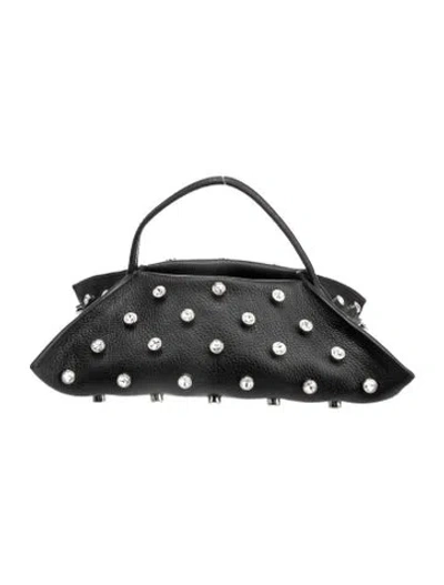 Pre-owned Altuzarra Leather Top Handle Bag In Black