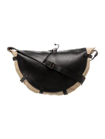 Pre-owned Altuzarra Leather Top Handle Bag In Black