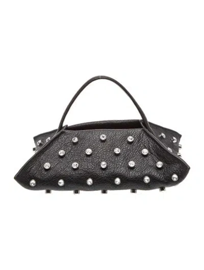 Pre-owned Altuzarra Leather Top Handle Bag In Black