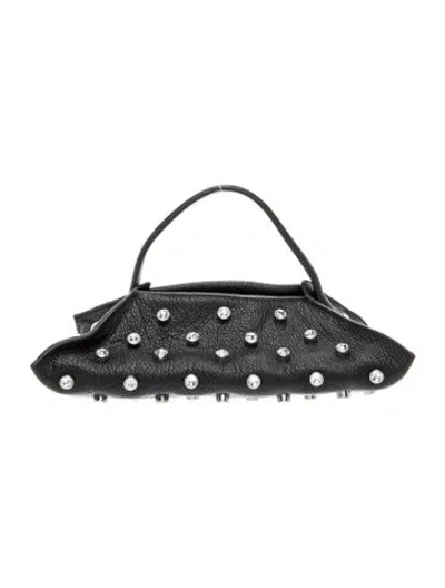 Pre-owned Altuzarra Leather Top Handle Bag In Black