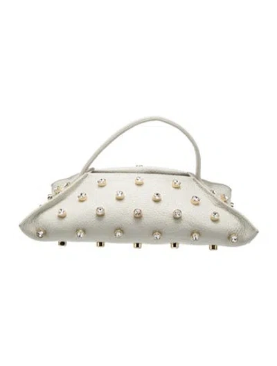 Pre-owned Altuzarra Leather Top Handle Bag In Neutral