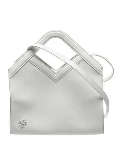 Pre-owned Altuzarra Leather Top Handle Bag In White