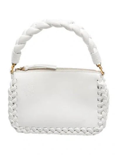 Pre-owned Altuzarra Leather Top Handle Bag In White