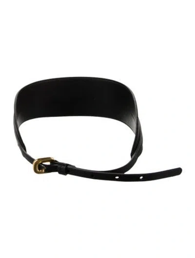 Pre-owned Altuzarra Leather Waist Belt In Black
