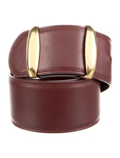 Pre-owned Altuzarra Leather Waist Belt In Brown