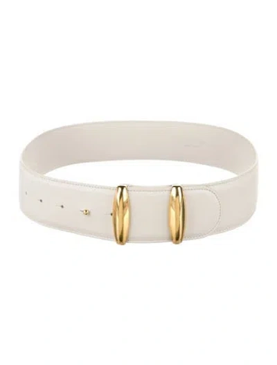 Pre-owned Altuzarra Leather Waist Belt In Neutrals