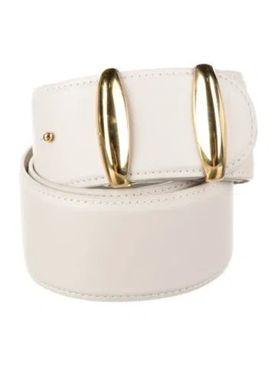 Pre-owned Altuzarra Leather Waist Belt In Neutrals