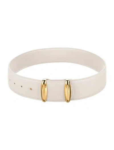 Pre-owned Altuzarra Leather Waist Belt In Neutrals