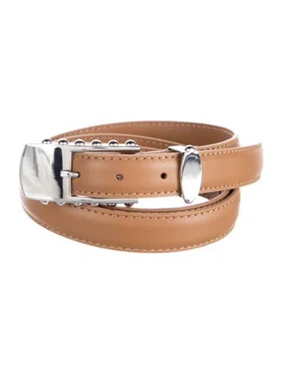 Pre-owned Altuzarra Leather Waist Belt In Neutrals