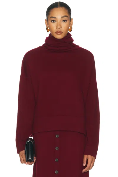 Altuzarra Lester Cashmere Turtleneck Sweater In Burgundy