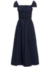 Altuzarra Lily Cotton Midi Dress In Blue