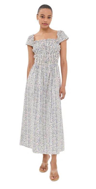 Altuzarra Lily Dress Vapor Bluebell In Multi