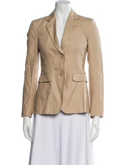 Pre-owned Altuzarra Linen Blazer W/ Tags In Neutral