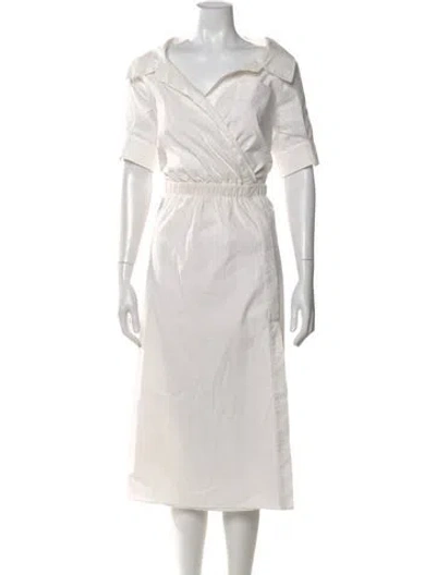 Pre-owned Altuzarra Long Dress In White