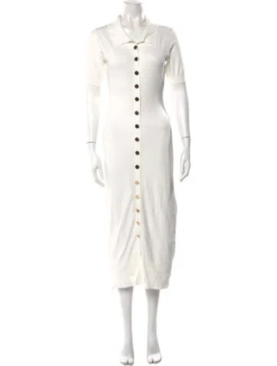 Pre-owned Altuzarra Long Dress In White
