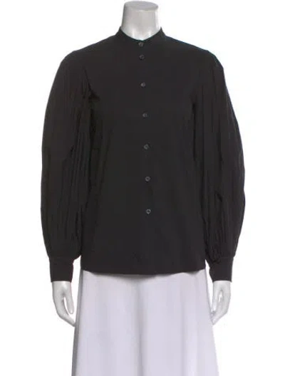 Pre-owned Altuzarra Long Sleeve Blouse In Black