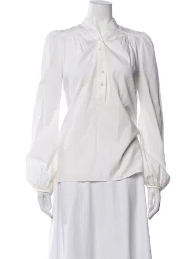Pre-owned Altuzarra Long Sleeve Blouse In Multicolor