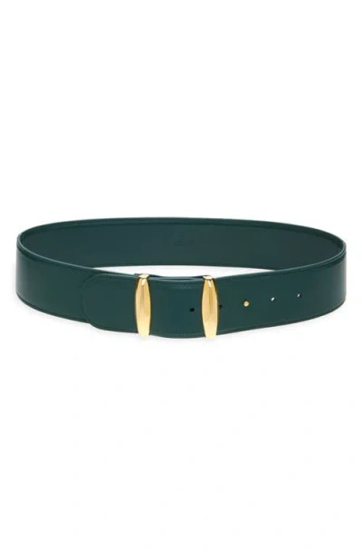 Altuzarra Loop Hardware Leather Belt In Serpentine