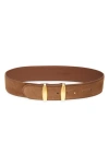 Altuzarra Loop Hardware Leather Belt In Tobacco