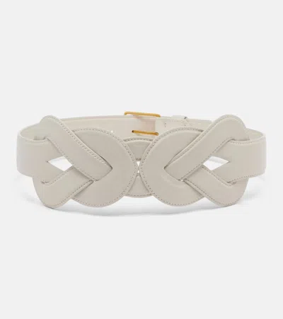 Altuzarra Loopy Leather Belt In White
