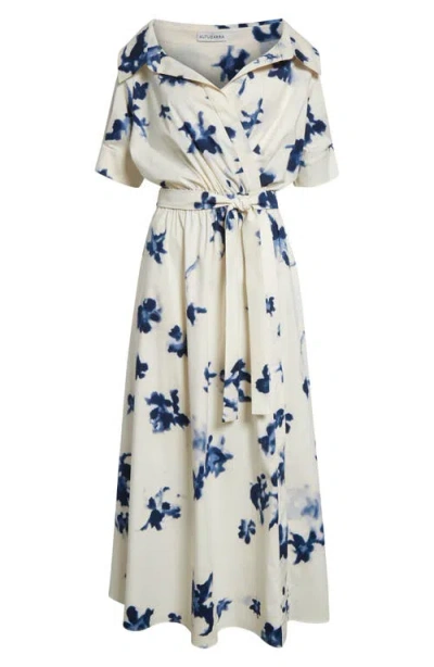 Altuzarra Lydia Floral Stretch Cotton Shirtdress In White