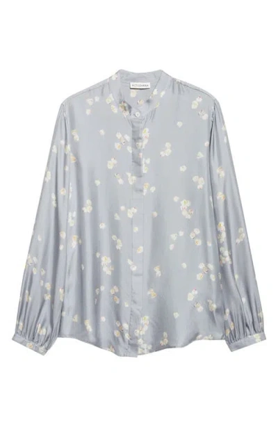 Altuzarra Magee Silk Shirt In Gray