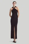 Altuzarra Marlene Gathered Jersey Maxi Dress In Black