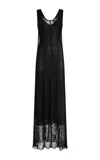 Altuzarra Marvie Fringed Maxi Dress In Black