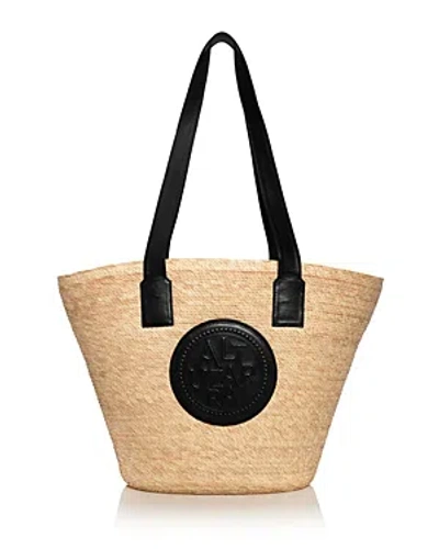 Altuzarra Medallian Watermill Bag Small In Natural/black