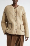 Altuzarra Medrano Faux Leather Piping Jacket In Sapling