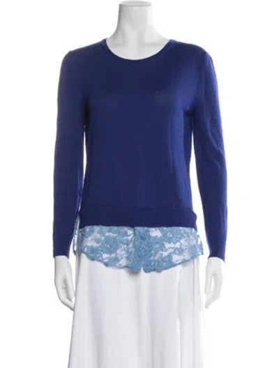 Pre-owned Altuzarra Merino Wool Crew Neck Sweater In Multi